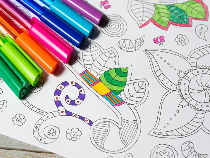 Colouring in: a big-impact, low-budget support for student well-being